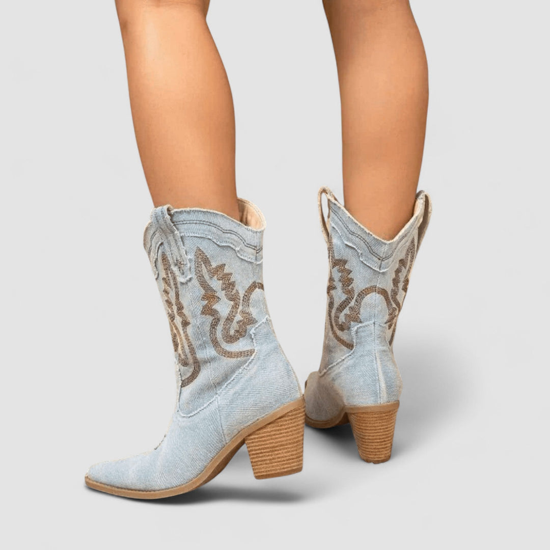 Stien | Orthopedic Denim Ankle Boots