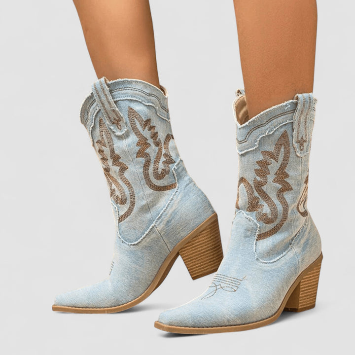 Stien | Orthopedic Denim Ankle Boots