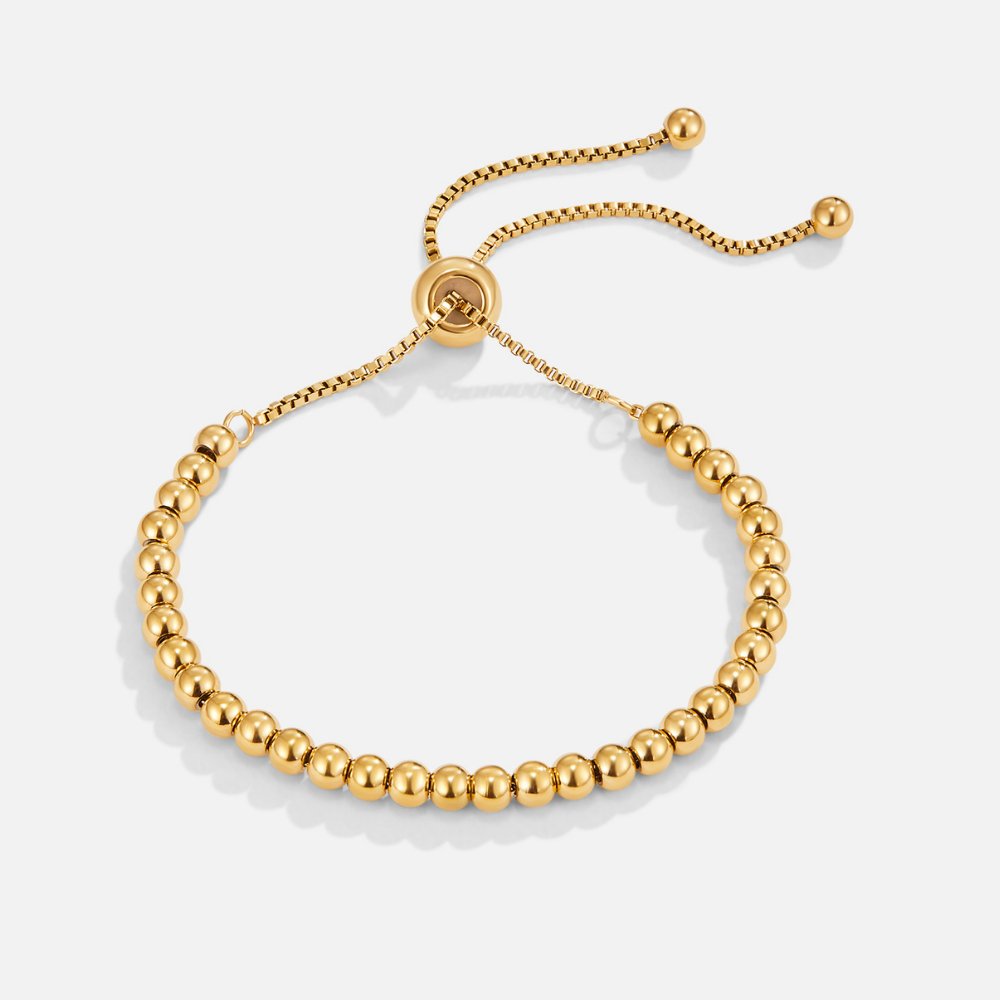 Adéla – Golden bracelet with Nila pearls