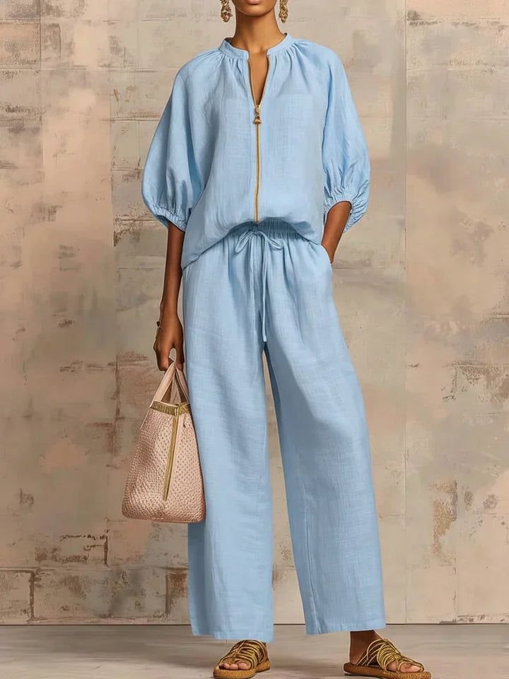 Henrietta | Set of Two: Shirt and Wide Pants