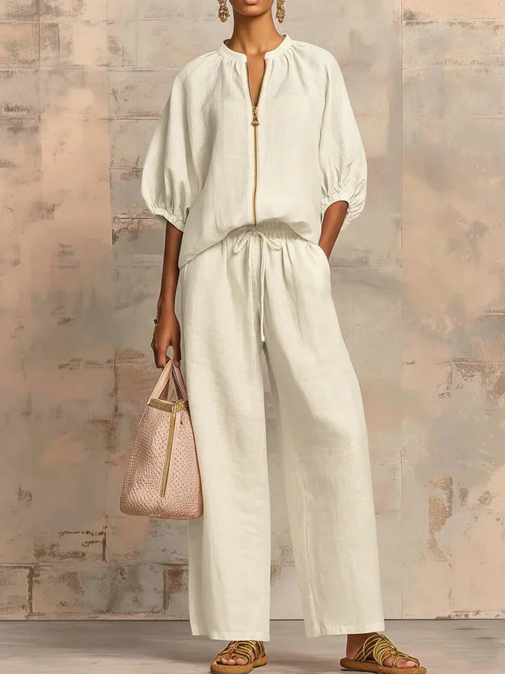 Henrietta | Set of Two: Shirt and Wide Pants