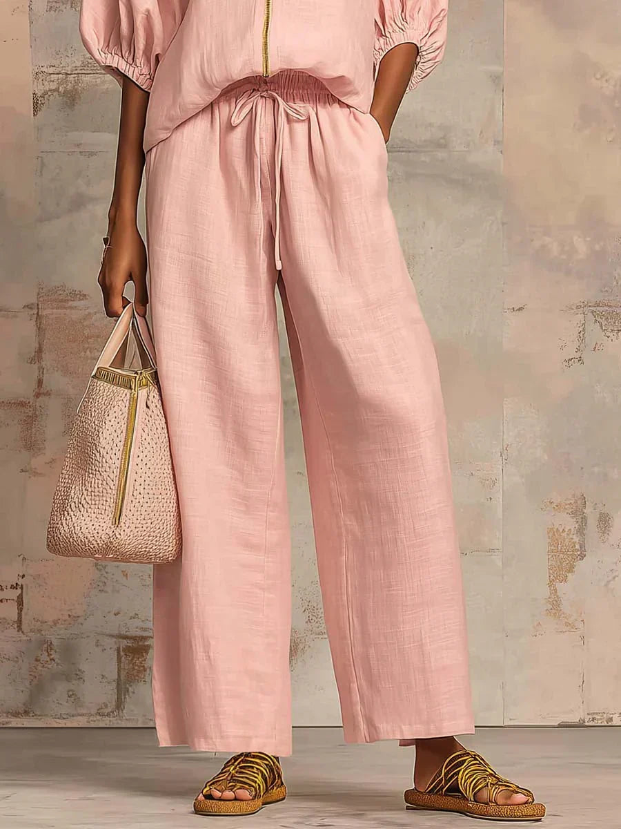 Henrietta | Set of Two: Shirt and Wide Pants