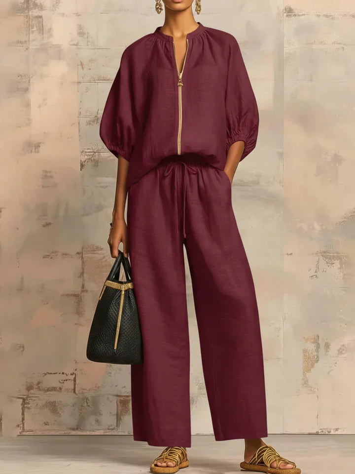 Henrietta | Set of Two: Shirt and Wide Pants