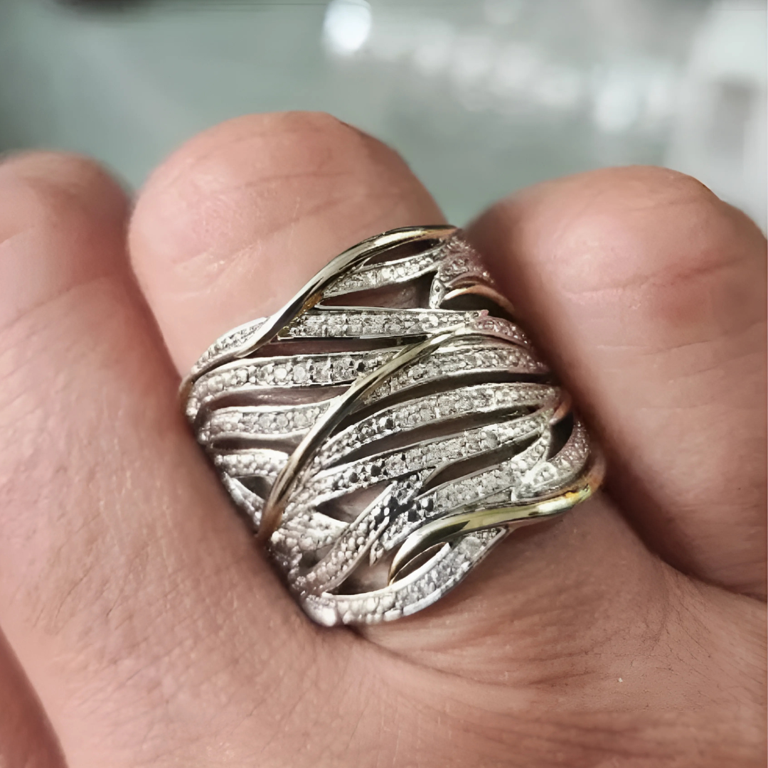 Elegant Braid Ring