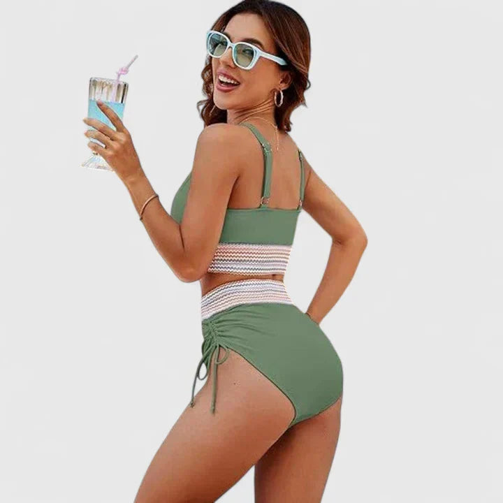 Yara | Elegant High Bikini Set