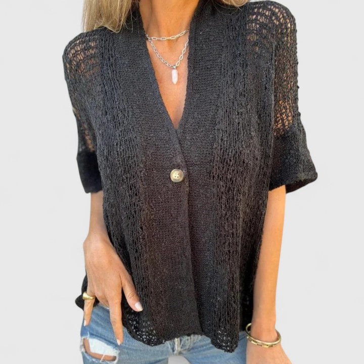Ineke | Elegant Knitted Blouse