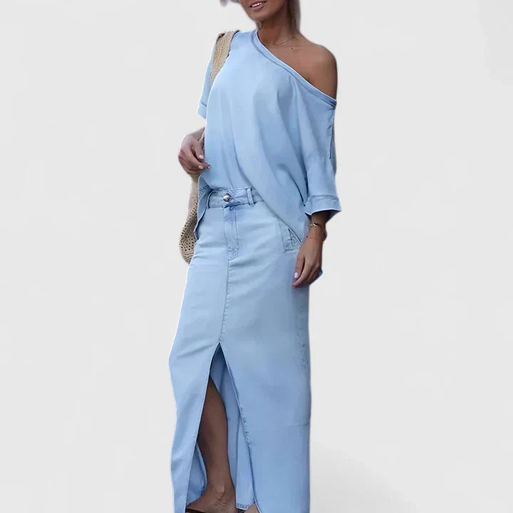 Flower | Elegant Maxi Skirt