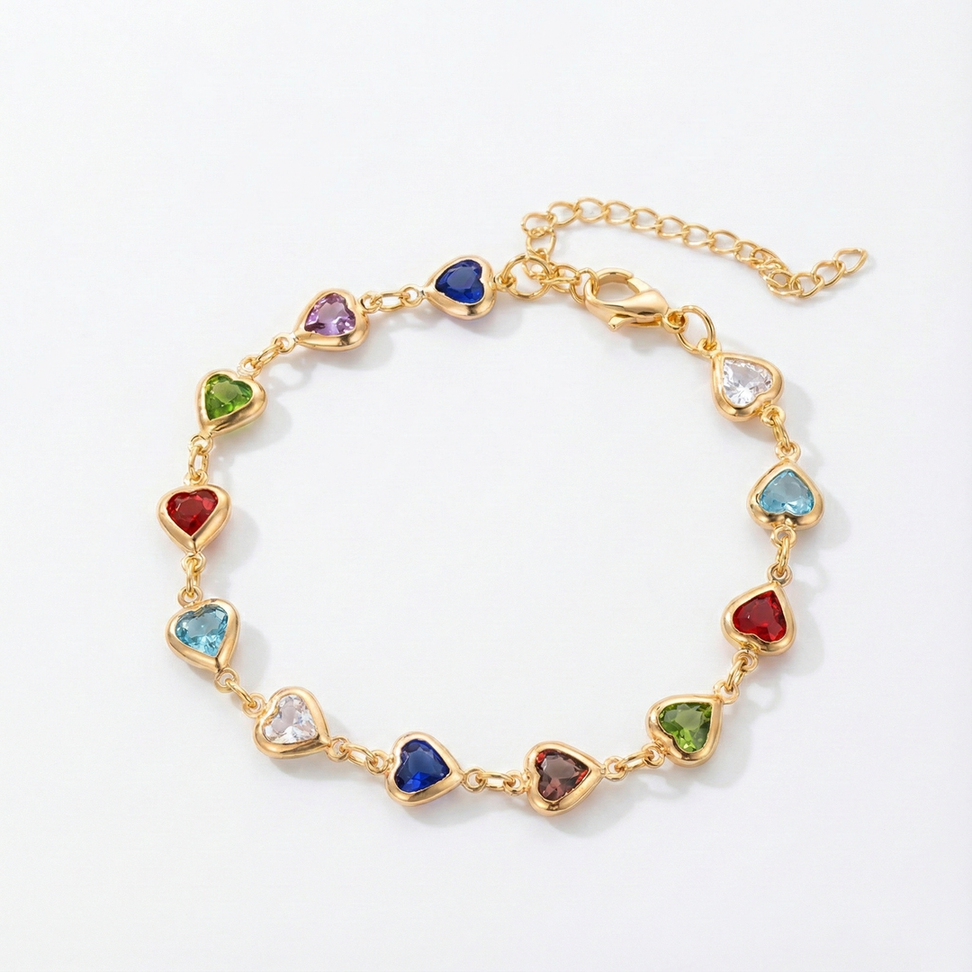 Unique Heart-Shaped Bracelet