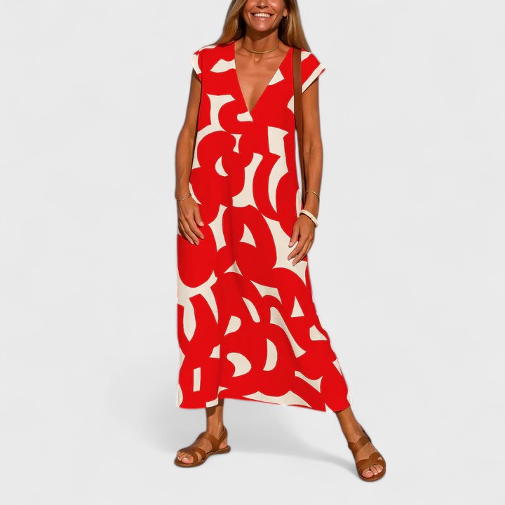Lotte | V-Neck Floating Dress