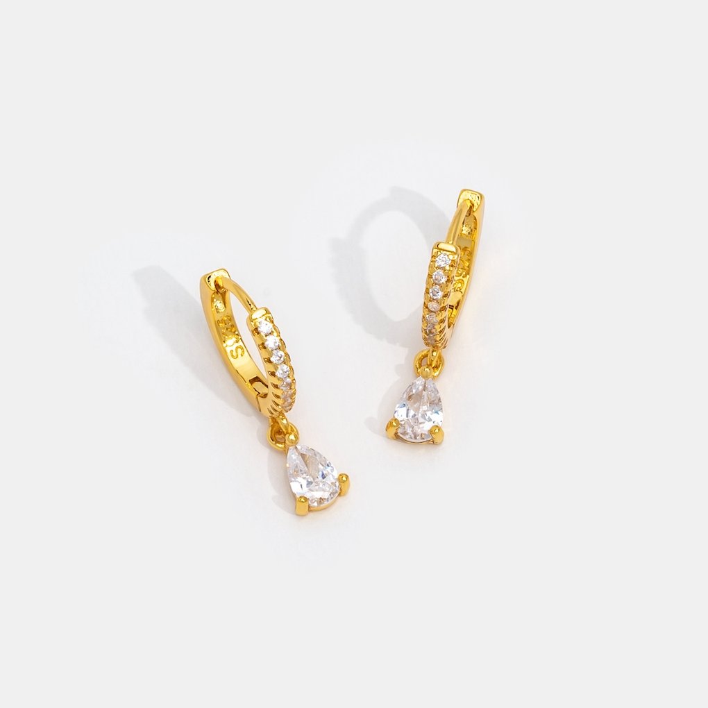Madeleine – Silver earrings with open circle
